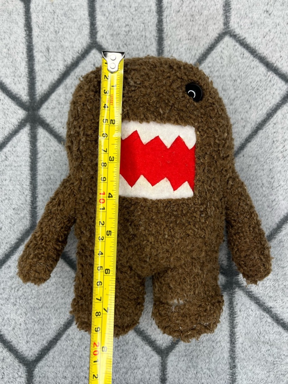 Domo Domokun Brown Monster Plush Stuffed Animal 7.5” 2010 - Picture 3 of 8